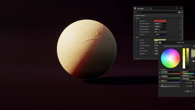 Subsurface skin material Unreal 5 смотреть онлайн