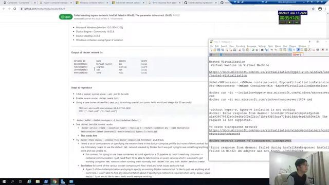 5. Windows Server 2019 Container Hyper-V isolation with Transparent смотреть онлайн