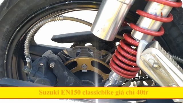 Chỉ 40 triệu, xe máy cũ phong cách nhà binh suzuki EN 150 máy ngon, khỏe, côn số ngọt, смотреть онлайн