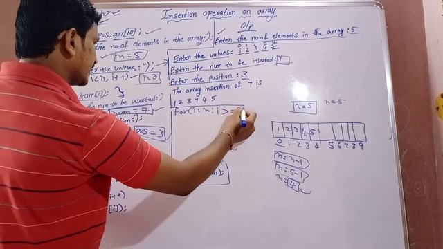Insert Element into Array || C language in Telugu | | By Mr Sivarao смотреть онлайн