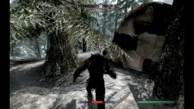 ★ Skyrim Werewolf Gameplay: Rare Fatalities (Decapitations and Throws)[PC] смотреть онлайн