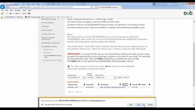 สอน SolidWorks ตอนที่ 8 - วิธี Download คู่มือจาก SolidWorks Trainingfiles смотреть онлайн