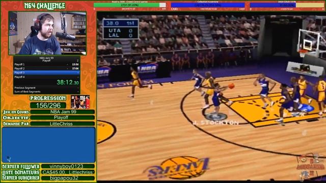 N64 Challenge - 156/296 - NBA Jam 99 смотреть онлайн