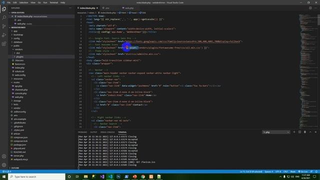 How to install laravel 8 with adminLTE - php смотреть онлайн