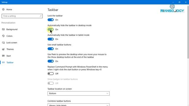 How to auto Hide Taskbar смотреть онлайн