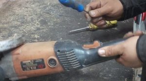 щётки искрять? болгарка P.I.T ?диагностика и ремонт