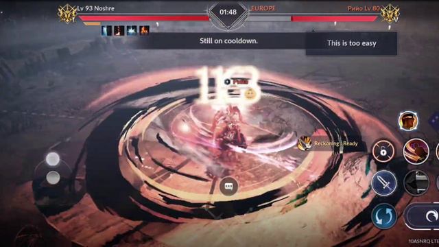 Black Desert Mobile | Berserker VS