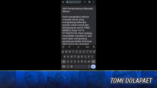 AKUN KITA TERNYATA DI H4CK TENCENT GUYS GAK BISA LOGIN TGL 14 INI WKWK INI DIA SLUSINYA JGN PANIK Y
