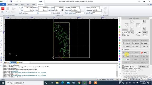AutoCAD to DXF file laser cutting cyp cut software program and nesting смотреть онлайн