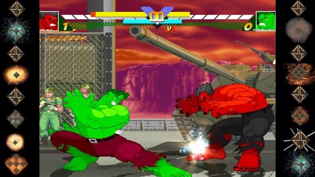 Red Hulk (Marvel Comics) Vs Incredible Hulk (Marvel Comics) - Ultimate Mugen Fight 2016