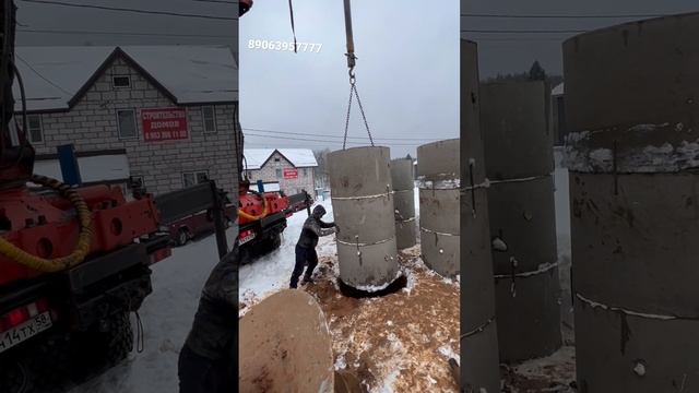 Как поступает вода из глины ! Монтаж колец . #бурение #вода #копка смотреть онлайн