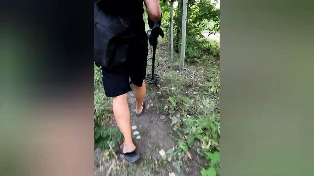 В поисках клада, в поисках советских монет, проверяем сигналы металлоискателя за городом в берёзках смотреть онлайн