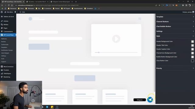 Chats Telegram, WhatsApp, Snapchat et davantage sur WordPress ! смотреть онлайн