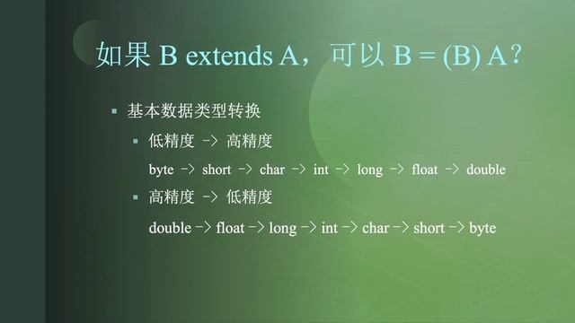 Java编程，如果类B extends A，可以 B=(B)A 吗? смотреть онлайн