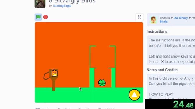 4.067s[WR]-8 Bit Angry Birds 3 Levels смотреть онлайн