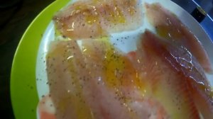 Филе Тилапии.  Готовим на электрогриле Tefal Optigrill+