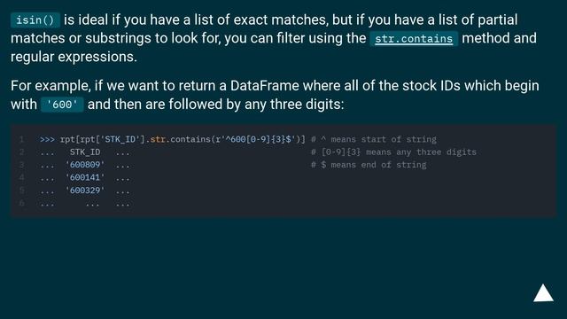 Filter dataframe rows if value in column is in a set list of values смотреть онлайн