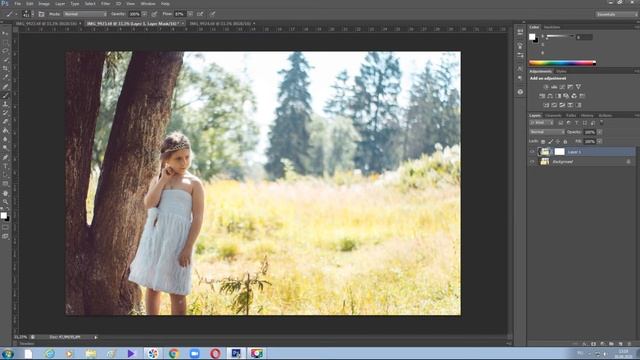 Обработка в Фотошопе. Работа с масками. смотреть онлайн