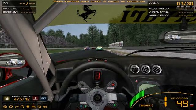 GTR 2 FIA GT Racing Game PC Gameplay [1/5] Español HD: Configuración y calentamiento смотреть онлайн