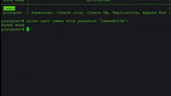 21 PostgreSQL DBA: How to change PostgreSQL User Password