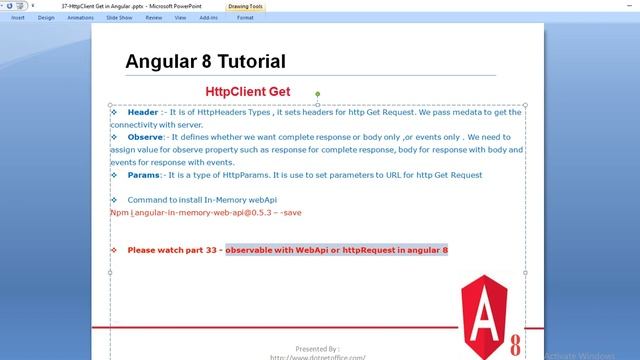 Part- 37 : HttpClient Get() Method in Angular |Angular 8 Tutorials смотреть онлайн
