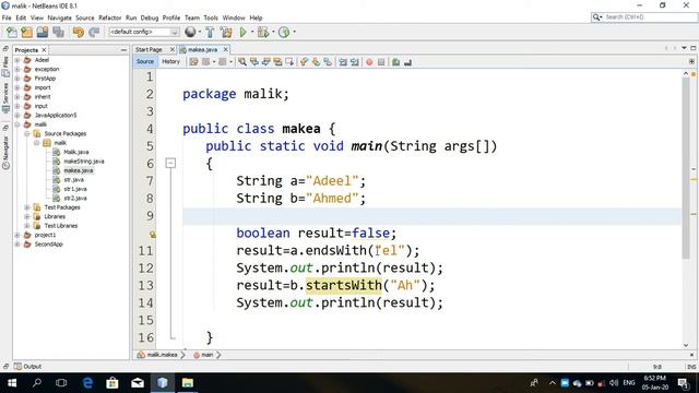 startsWith & endsWith in string in java in urdu hindi смотреть онлайн