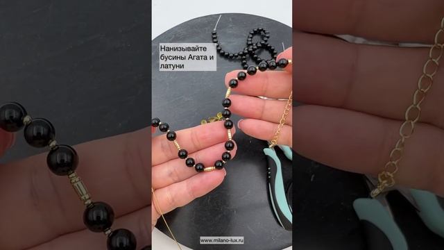 Как сделать Чокер из натуральных камней #мастеркласс #украшение #украшения #браслет #ручнаяработа смотреть онлайн