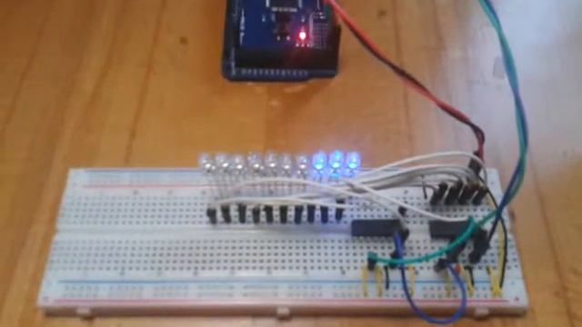 10 Leds & Shift Registers
