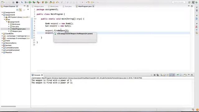 Java Abstract Example Part 1 смотреть онлайн