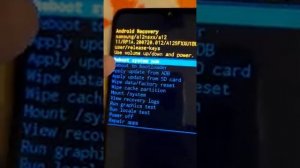 рассказываю про меню Recovery на Samsung a12 мой телефон