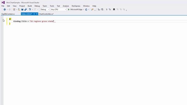 Getting Started with DevExpress Charts for ASP.NET MVC смотреть онлайн