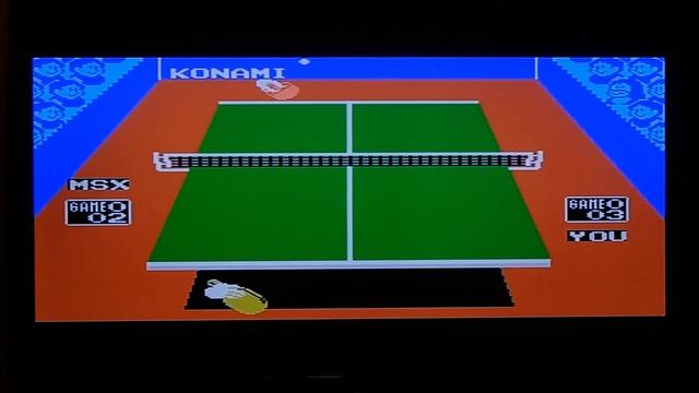 MSX game: Konami´s PING-PONG смотреть онлайн
