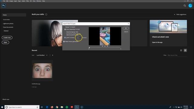 Photoshop- Convert a Video to a GIF смотреть онлайн