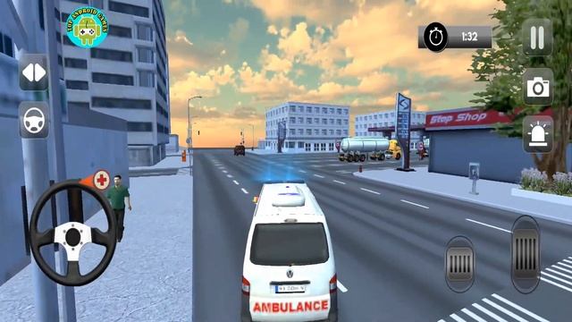Ambulance Driving Game: Rescue Missions2020-Transferring the injured to the hospital-gameplay смотреть онлайн