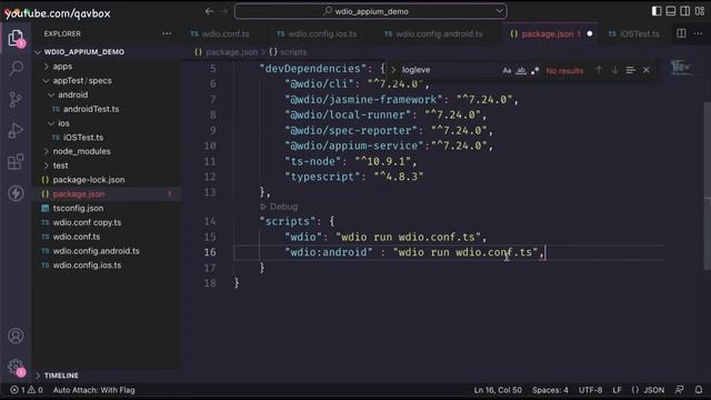 Maintain multiple webdriverIO config files to ease test run смотреть онлайн