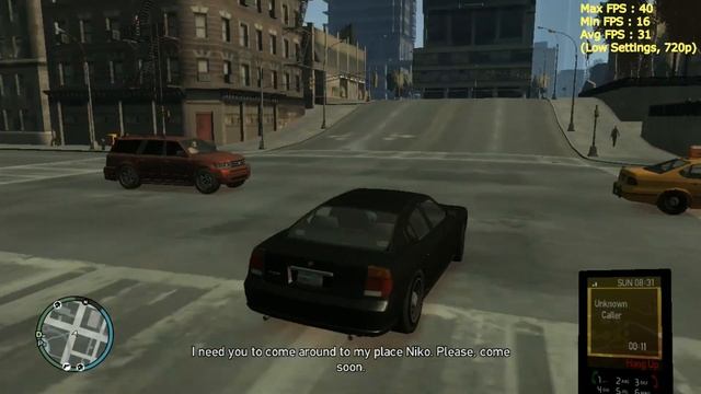 GTA IV Gameplay || Low End PC || AMD A10-9600p + Radeon R7 M340 || Benchmark смотреть онлайн