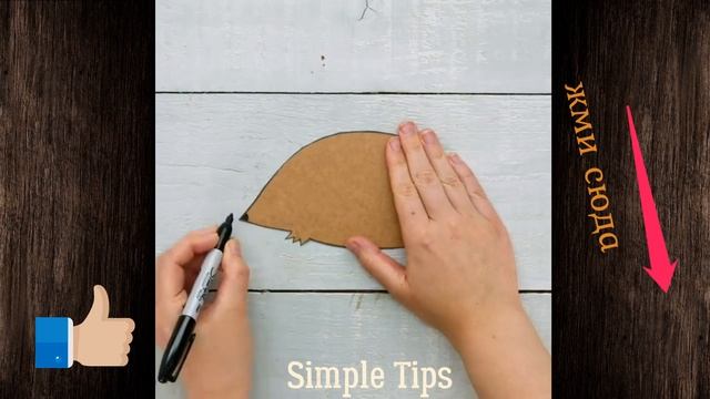 Домашний декор с осенних листьев и свечи из тыквы