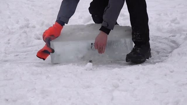 петарда + лёд. взрыв льда смотреть онлайн