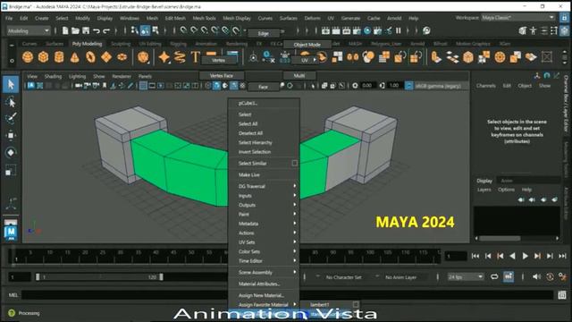 Fixing the Green Polygons in Maya 2023 and 2024 Tutorial смотреть онлайн