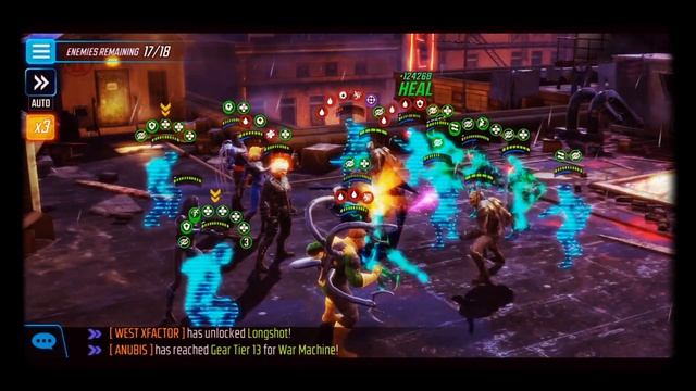Marvel Strike Force Daily Challenges end node power levels смотреть онлайн