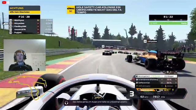UNCUT Was ein move und dann nimmt der Teamkollege Rache! F1 2020 AOR Split 11 Rennen 14, Spa смотреть онлайн