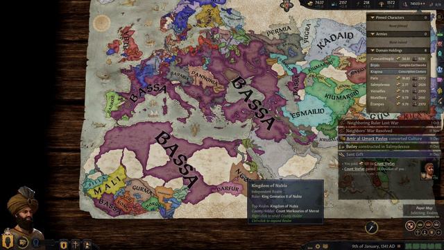 The Holy Land - Khill Kru - Let's Play Crusader Kings 3 [No War, What Nepotism?, West Africa] - 59 смотреть онлайн