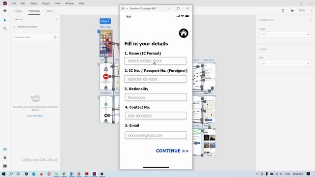 Adobe XD Prototype of Security Mobile Application - App Design Showcase смотреть онлайн