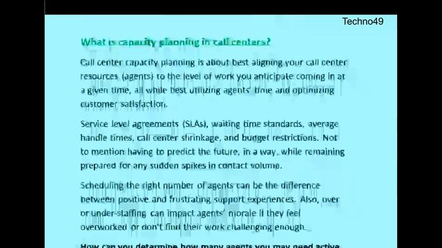 What Is Capacity Planning ✍️ | Call Center WFM | Components ??