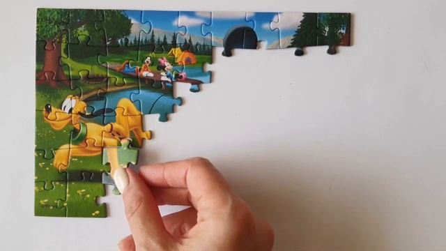 Микки и его День с Друзьями - Собираем пазлы для Детей |Хэппи Мир смотреть онлайн