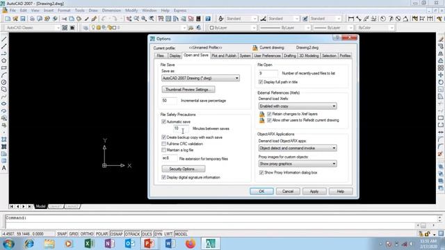 Autocad 2007: Beginners guide on how to make basic settings part 1 смотреть онлайн