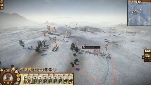 Total War Shogun 2 Fall of the Samurai 1864 Campaign Boshin War Saga Republicans Hard Part 9 смотреть онлайн