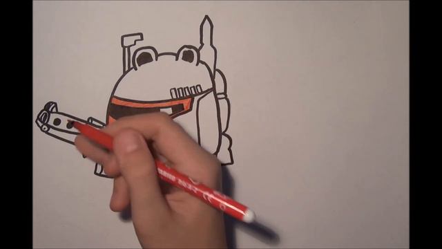How To Draw Boba Fett Pig from Angry Birds Star Wars ✎ YouCanDrawIt ツ 1080p HD смотреть онлайн