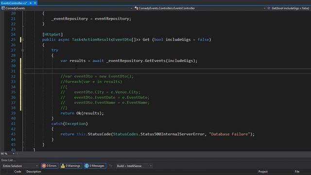 Creating Async API With .Net Core: Adding AutoMapper 22/24 смотреть онлайн