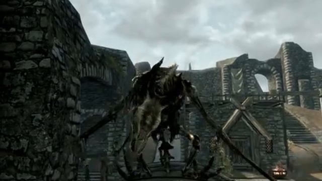 Skyrim's famous dancing dragon смотреть онлайн
